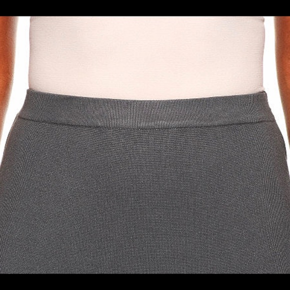 Linea by Louis Dell'Olio Whisper Knit Pencil Skirt, 2X NWT Stone A237412 - Picture 3 of 10
